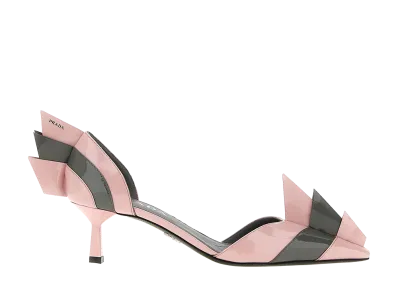 PRADA Women's Two-Tone Pumps "Pink"