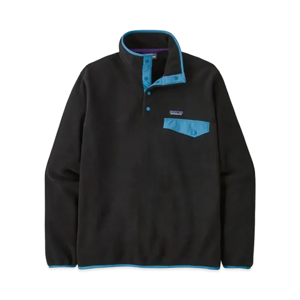 patagonia Men's Lightweight Scintilla Snap T-Pullover "Black"
