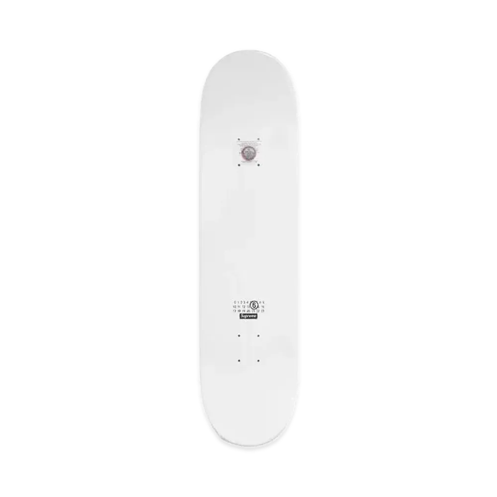 Supreme x MM6 Maison Margiela Skateboard "White"