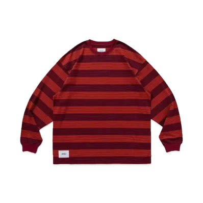 WTAPS BDY 01 / LS / Cotton. Textile. BRackets "Red"
