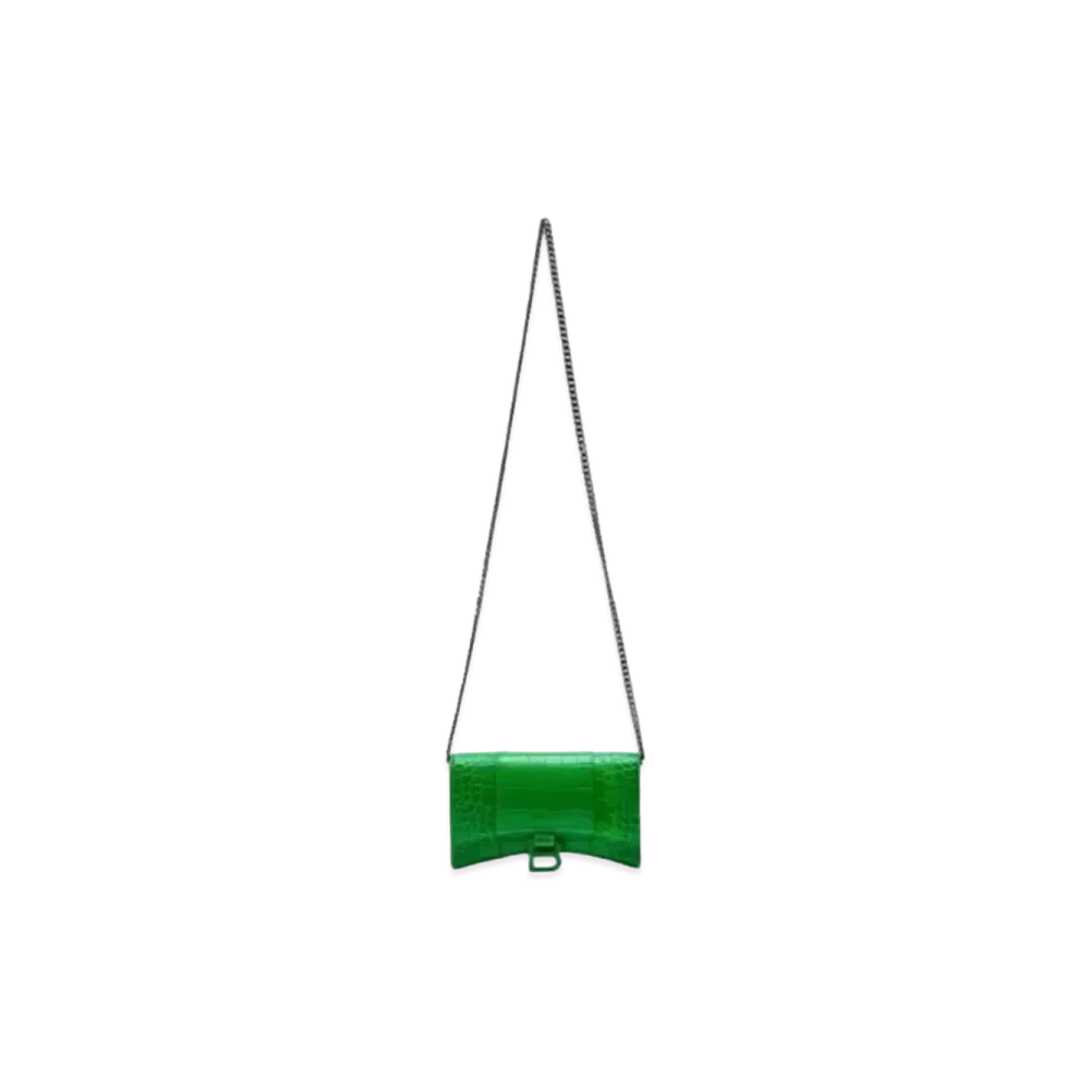 BALENCIAGA Hourglass Chain Mini Wallet