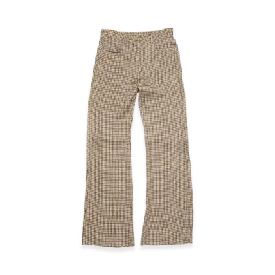 Acne Studios Check Tailored Trousers "Beige"