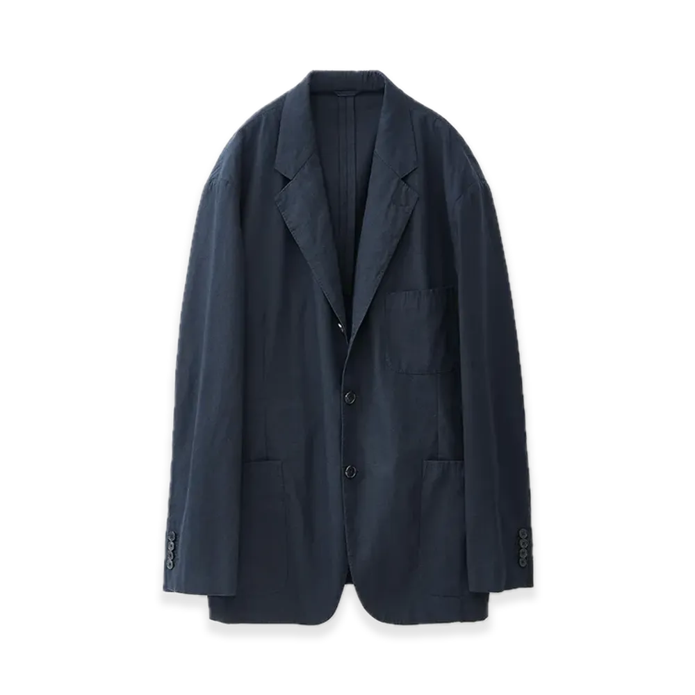 everyone x A.PRESSE Hemp Cotton Jacket "Navy"