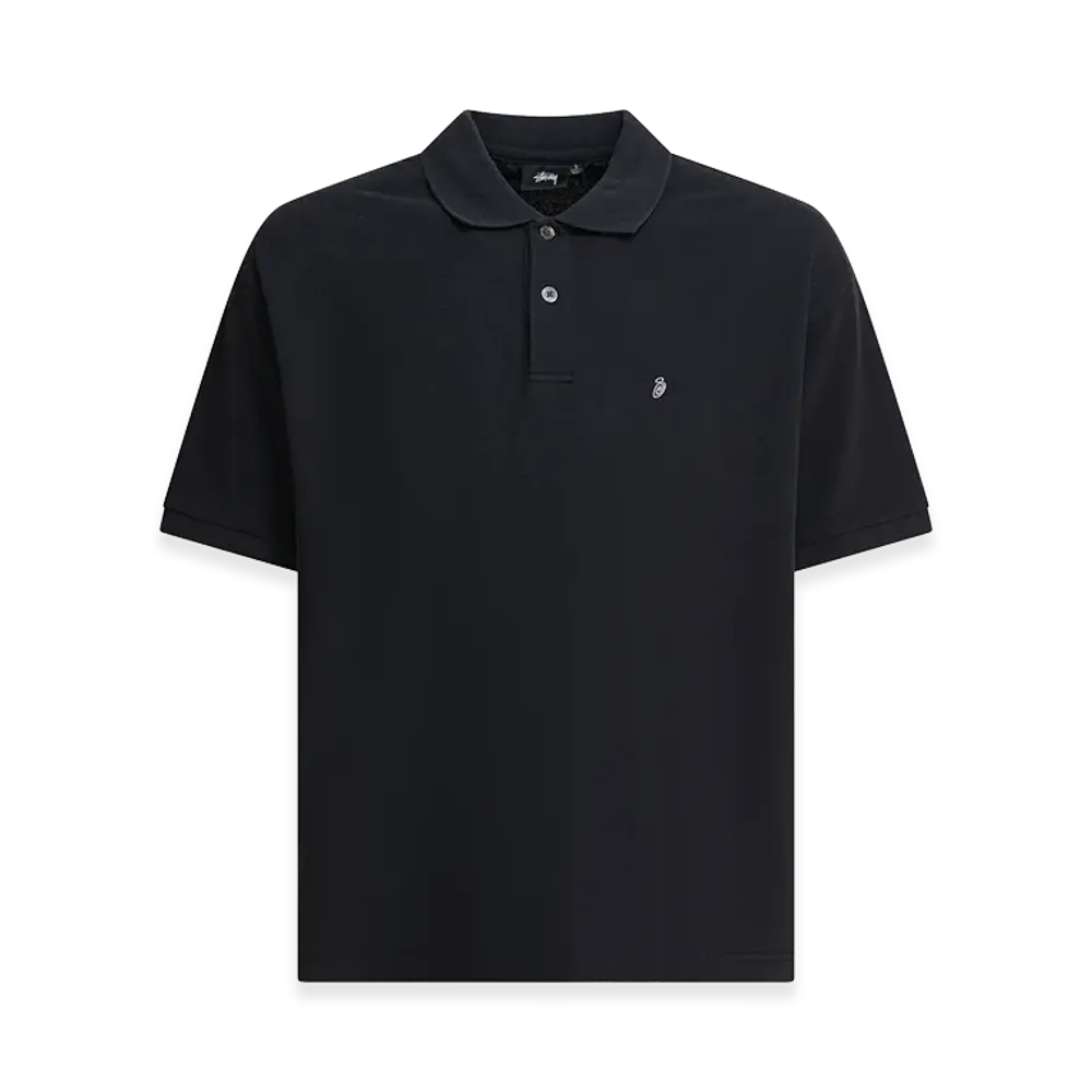 Stussy Polo Shirts "Black"