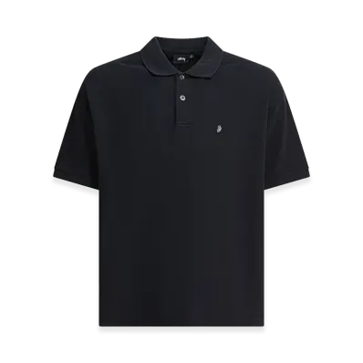 Stussy Polo Shirts "Black"