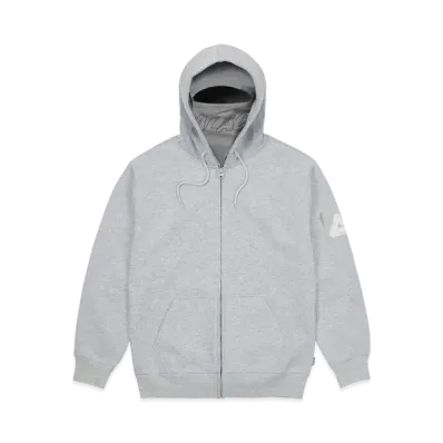 PALACE FACEMASK THERMAL HOOD "Grey Marl"