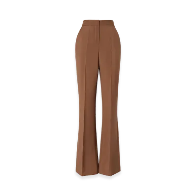 FENDI Women's Wool And Mohair Trousers "Brown"