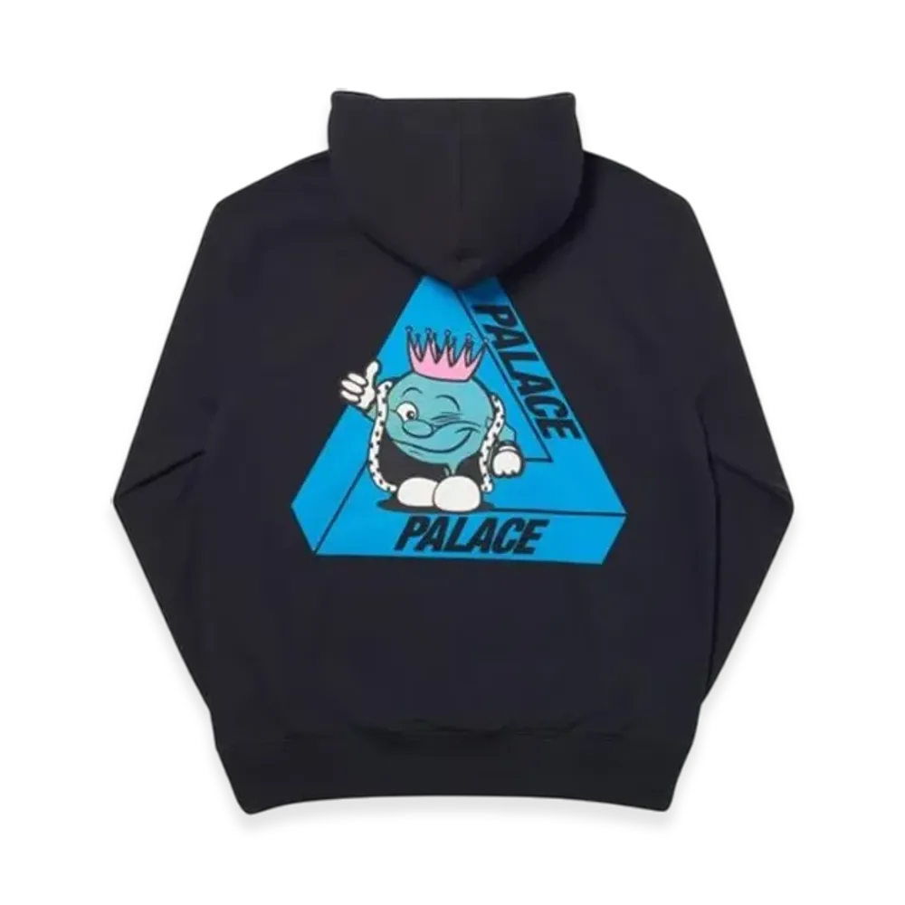 PALACE Tri-Smiler Hood "Black"