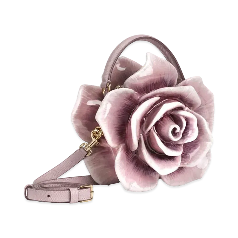 Dolce&Gabbana Dolce Box Bag Paint Resin Rose "Lilac"