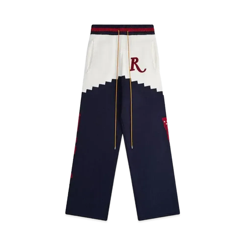 RHUDE ST. Croix Knit Pant "Navy"