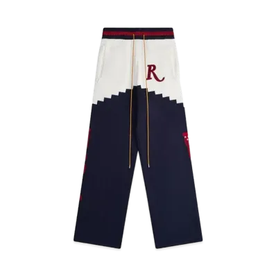 RHUDE ST. Croix Knit Pant "Navy"