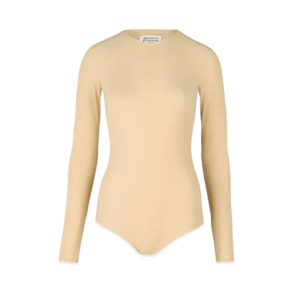 Maison Margiela Women's Technical Jersey Bodysuit "Skin"