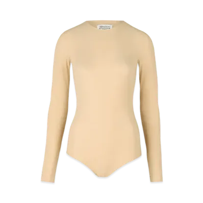 Maison Margiela Women's Technical Jersey Bodysuit "Skin"