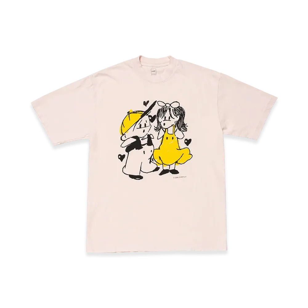 MIN-NANO x LQQK STUDIO Young Love Tee "Pink"