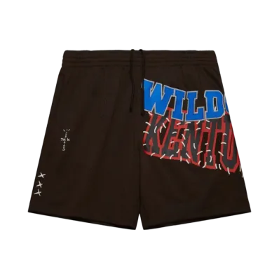 Travis Scott x M&N x University Of KentUCky Shorts "Brown"