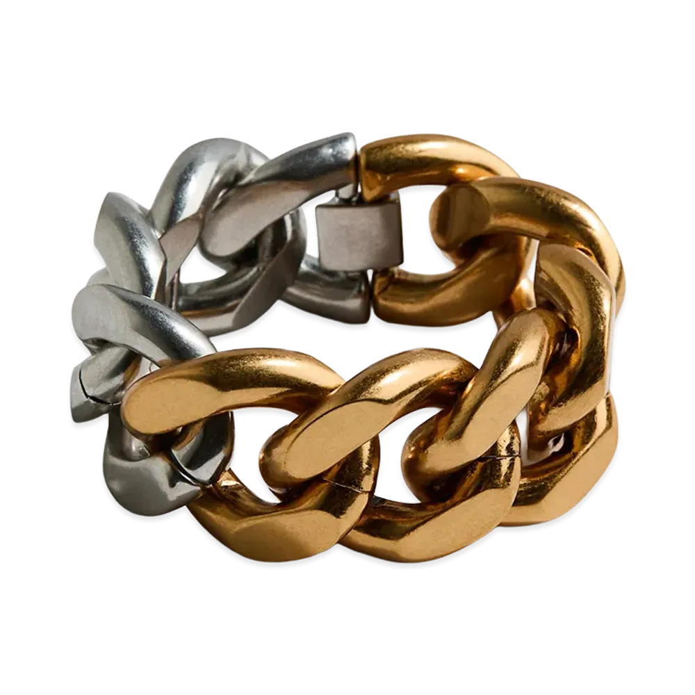 H&M x Stella McCartney Women's Two-Tone Bracelet "Gold/Silver"
