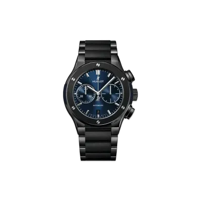 HUBLOT Classic Fusion Chronograph Ceramic Blue Bracelet 45mm