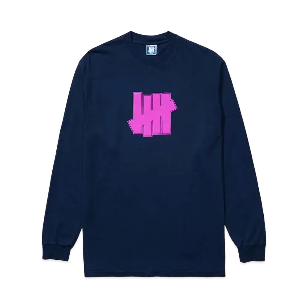 UNDEFEATED ICON L/S TEE - 80290 "Navy"