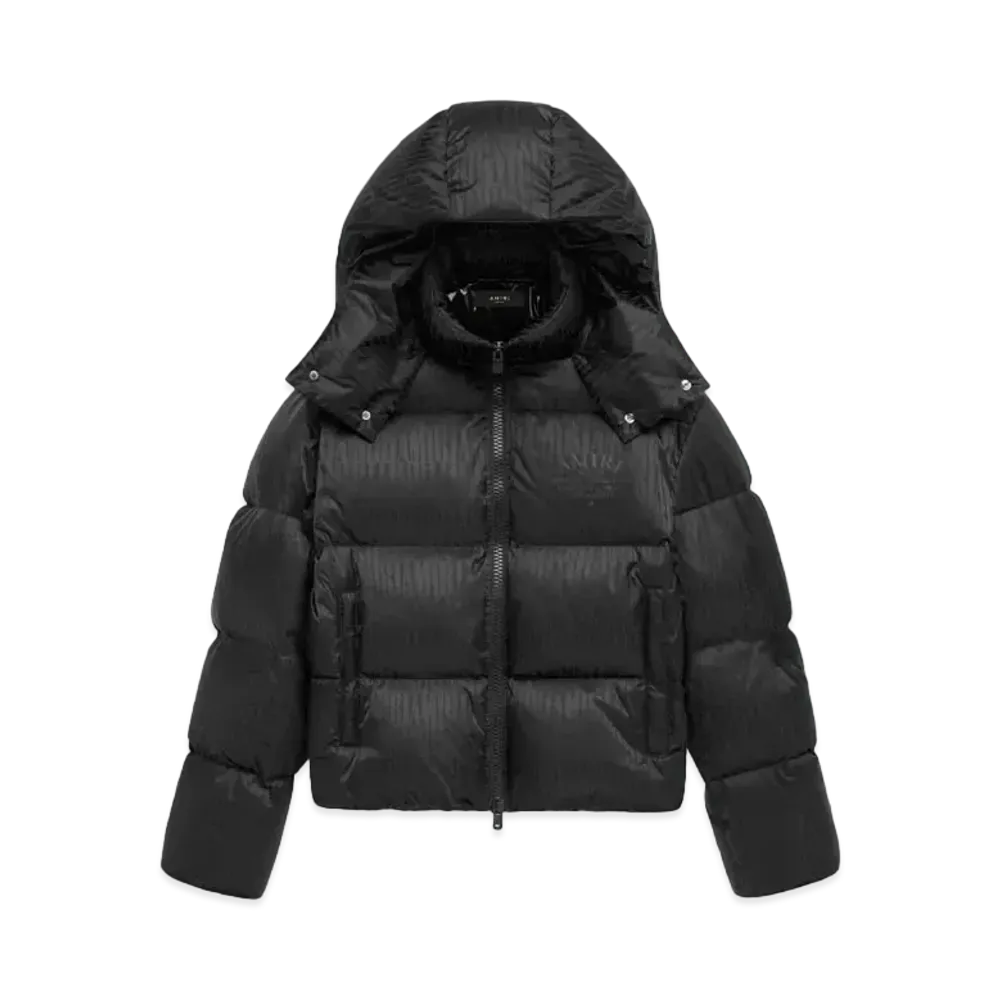 Amiri Jacquard Puffer "Black"