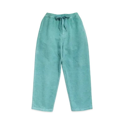 KAPITAL Knapping Heat Call Easy Pants "Turquoise"