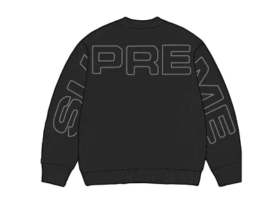 Supreme Pilled Sweater "Black"