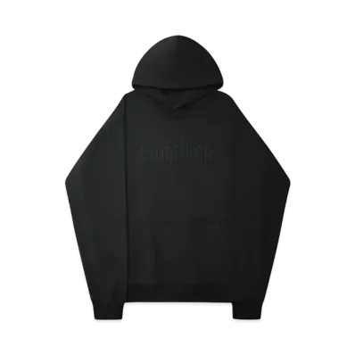 SUPPLIER Iron Logo Hoodie "Black"