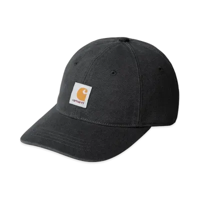 Carhartt WIP Canvas Cap "Black(Stone Washed)"
