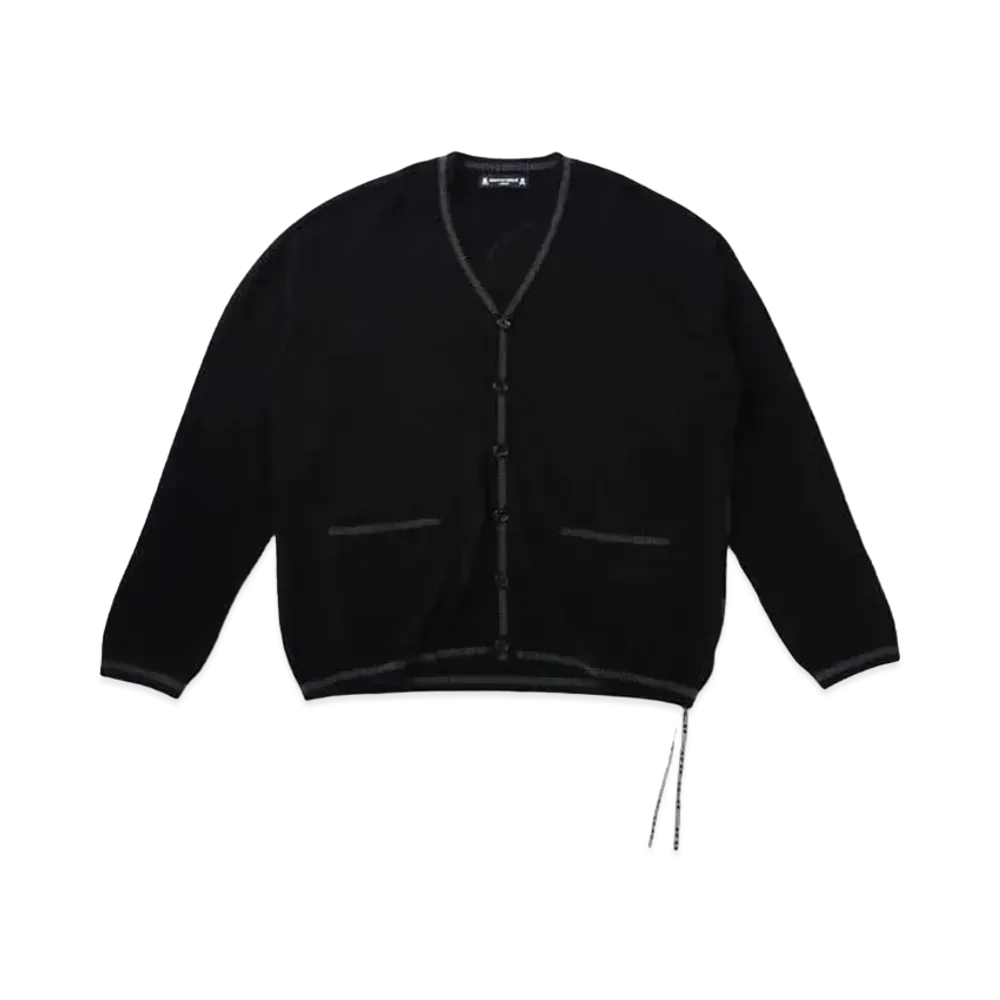 mastermind JAPAN Baby Cashmere Cardigan "Black"