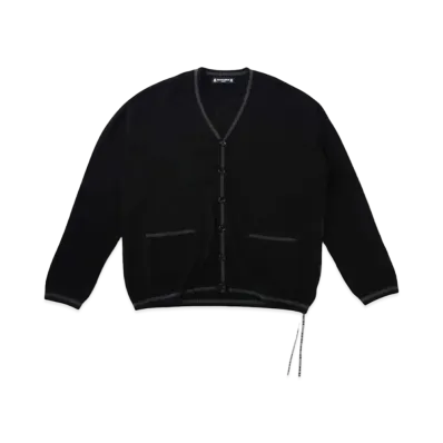 mastermind JAPAN Baby Cashmere Cardigan "Black"
