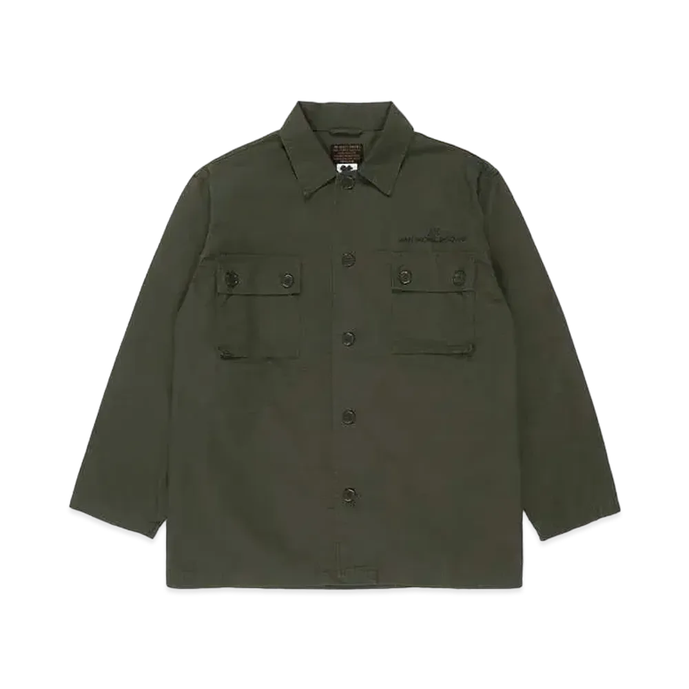 WACKO MARIA Jean-Michel Basquiat / Army Shirt "Khaki"