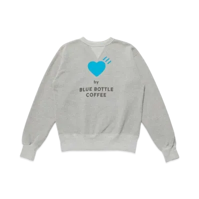 HUMAN MADE CREWNECK SWEATSHIRT BLUE BOTTLE COFFEE "Grey"