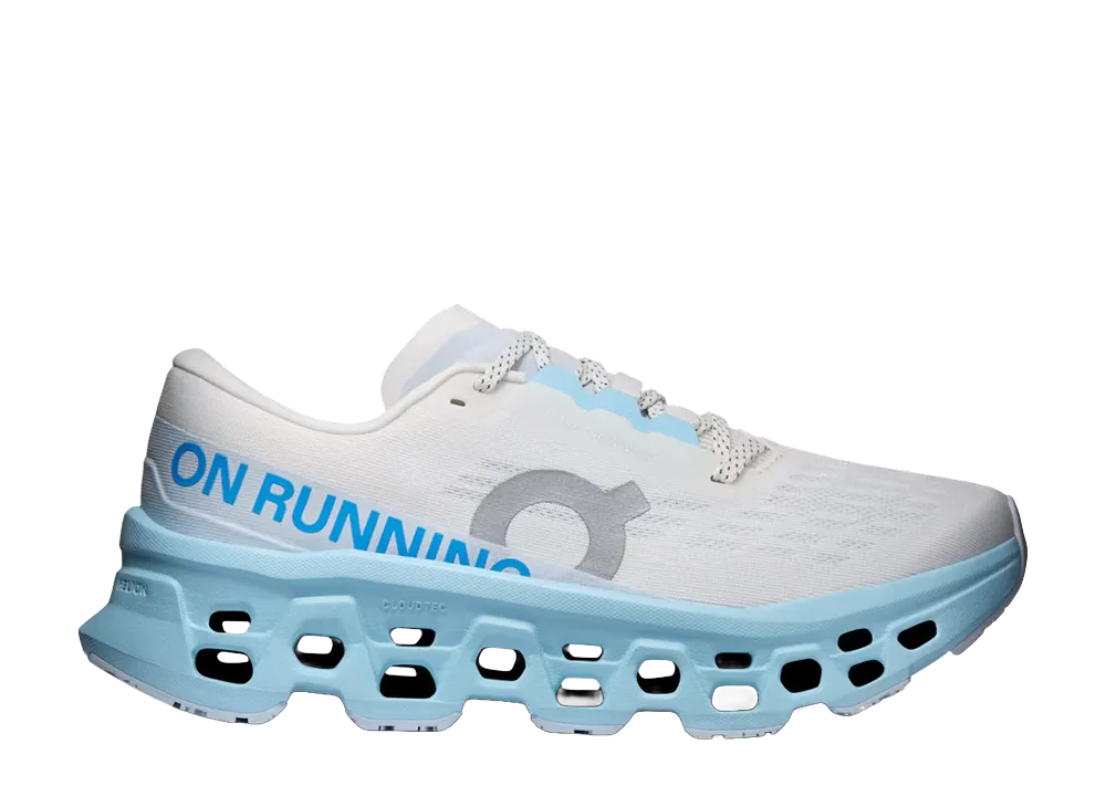 On Women's Cloudmonster 3 "Ivory/Topaz"
