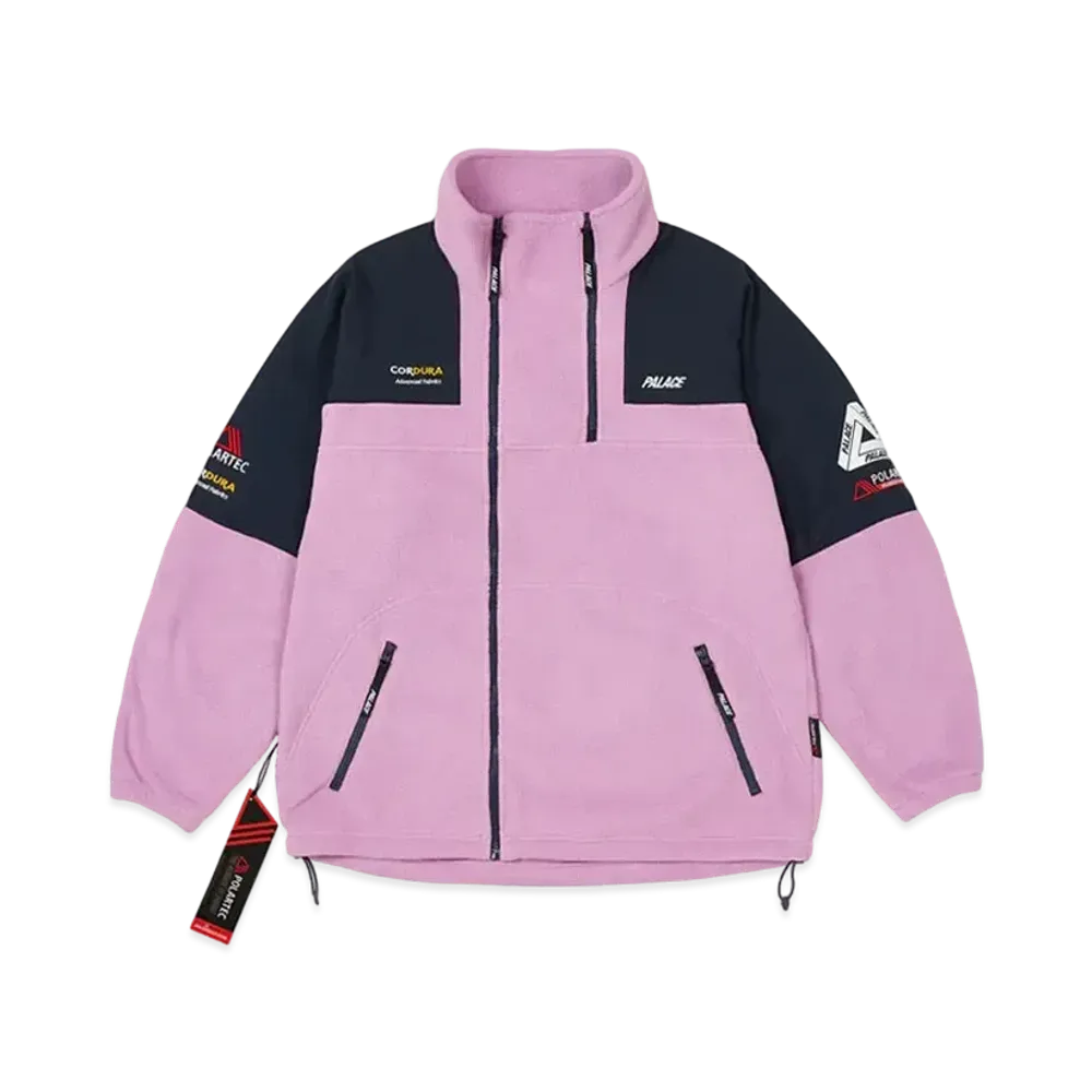 PALACE Polartec Double Zip Funnel "Purple"