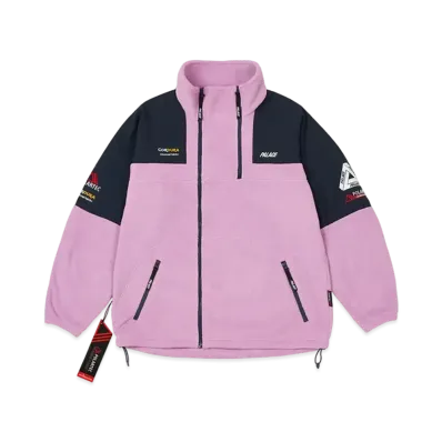 PALACE Polartec Double Zip Funnel "Purple"