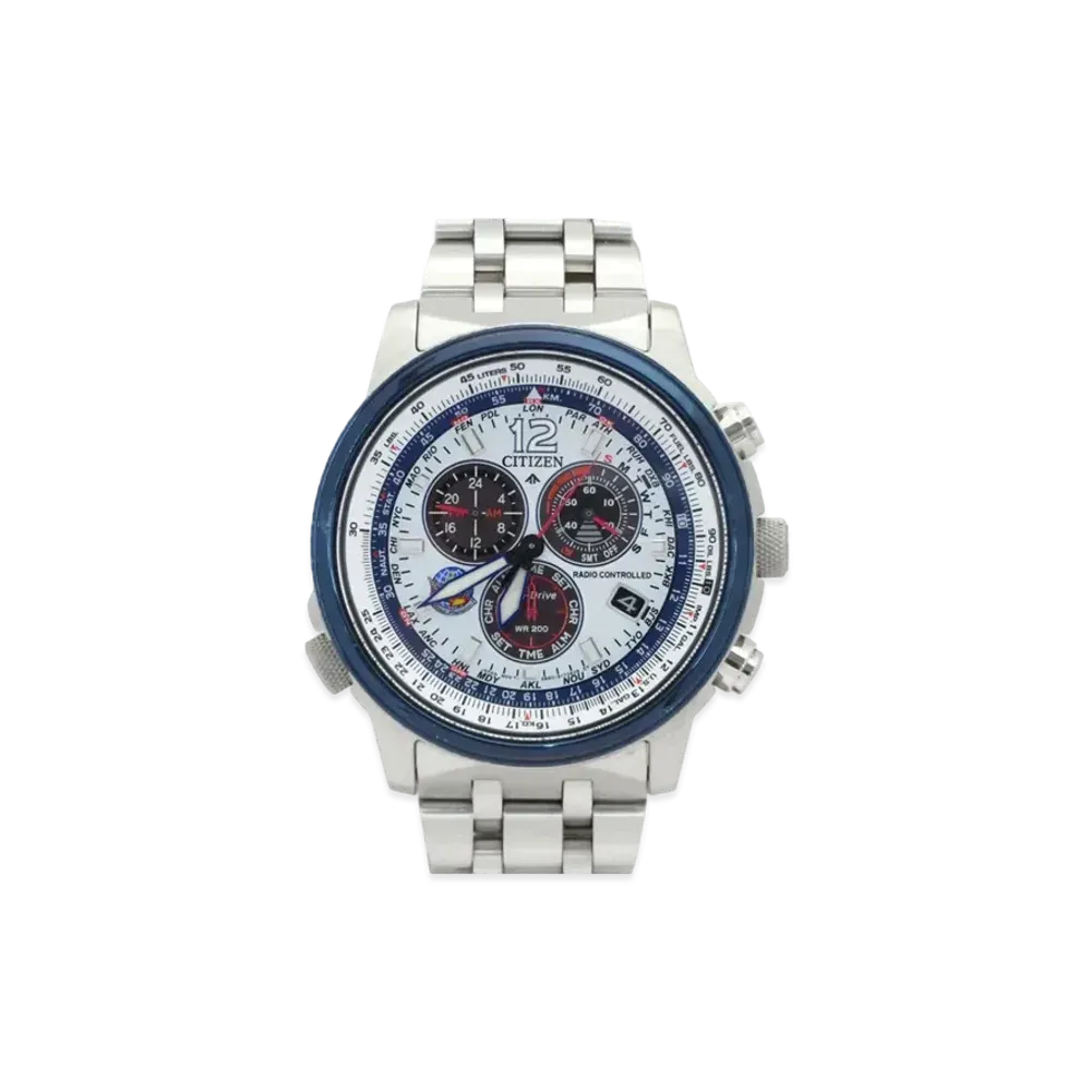 CITIZEN Promaster Eco-Drive Radio Watch Blue Impulse Limited Model CB5867-79A