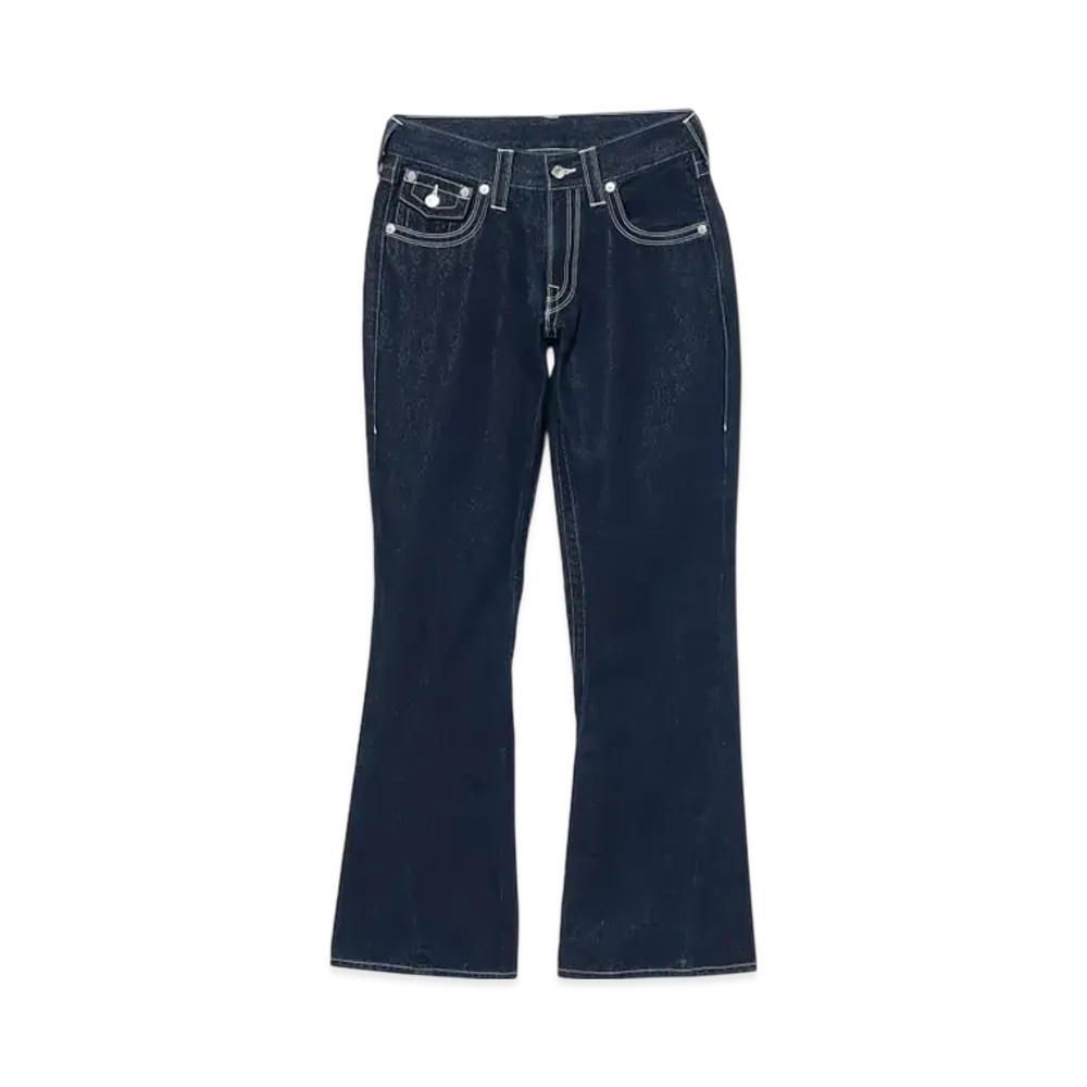 BEAMS FUTURE ARCHIVE Flare Glitter Denim "Indigo"
