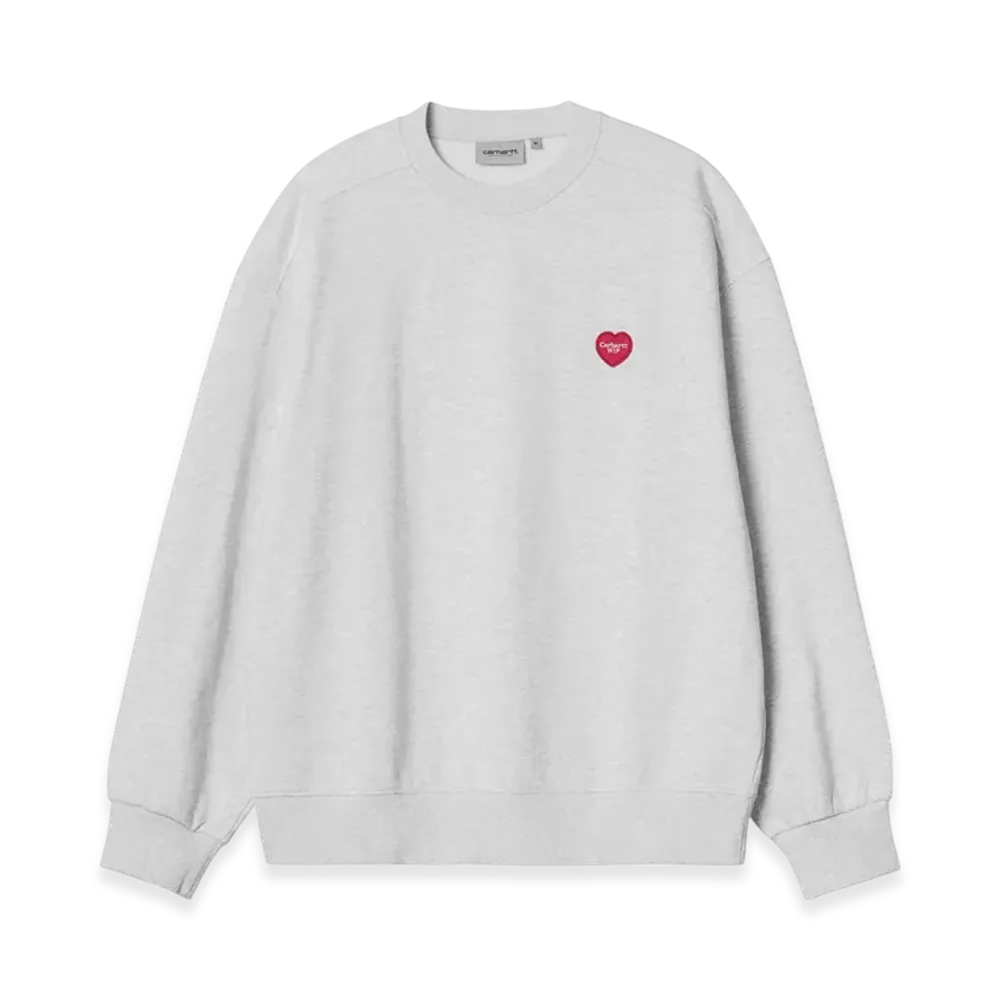 Carhartt WIP Heart Patch Sweatshirt "Ash Heather"