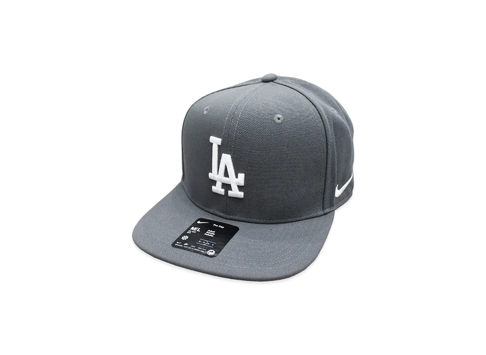 Nike Pro Snapback Cap Mlb Los Angeles Dodgers "Gray"