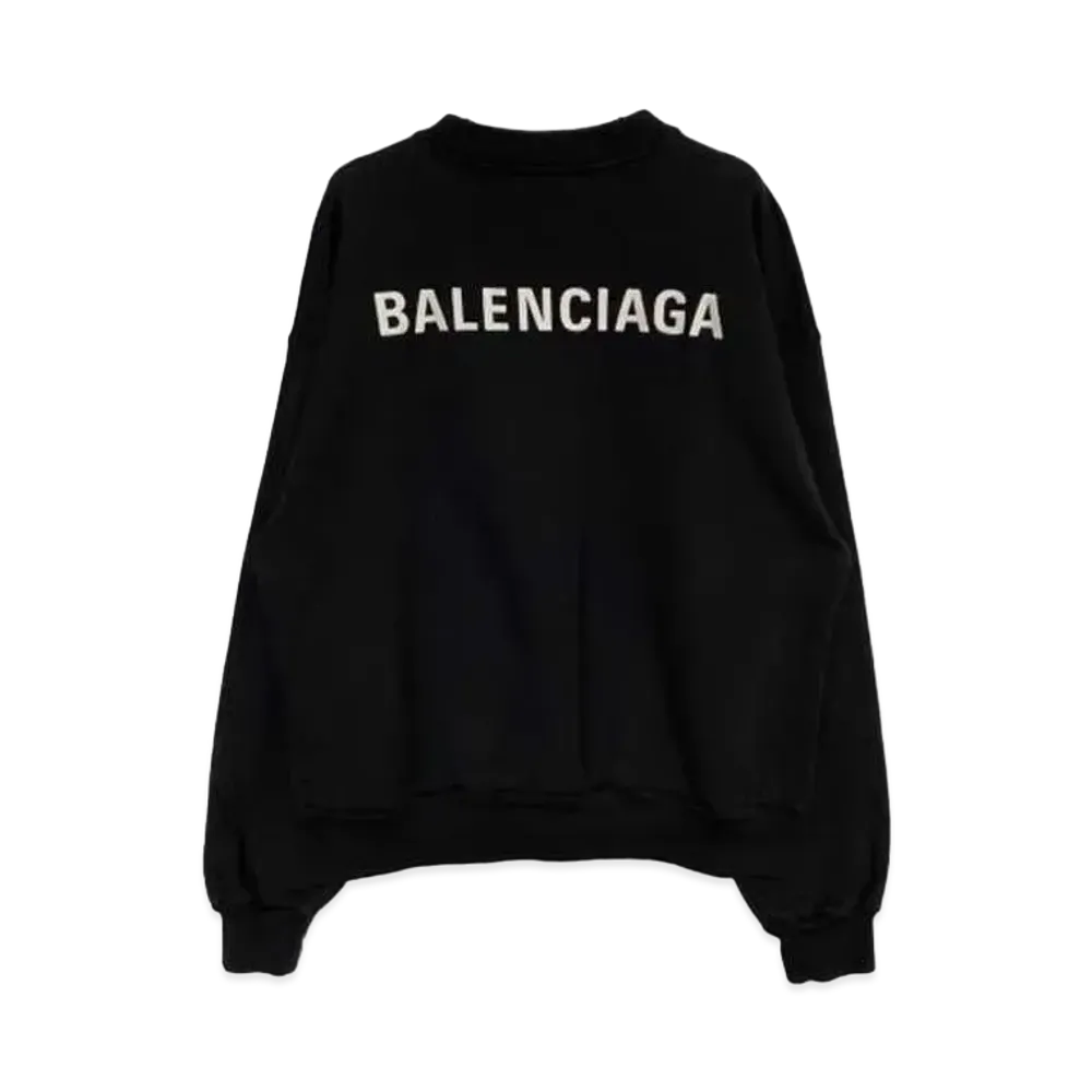 BALENCIAGA Back Logo Sweatshirt "Black"