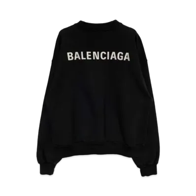BALENCIAGA Back Logo Sweatshirt "Black"