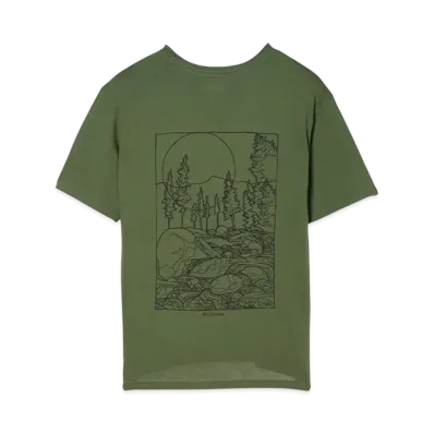 Columbia Rockaway River Back Graphic SS Tee "Canteen"