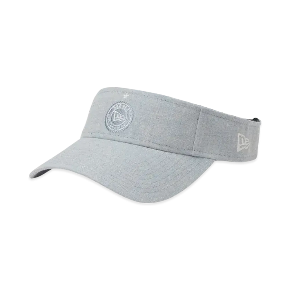 NEW ERA Golf Sun Visor Linen Dungaree "Blue"