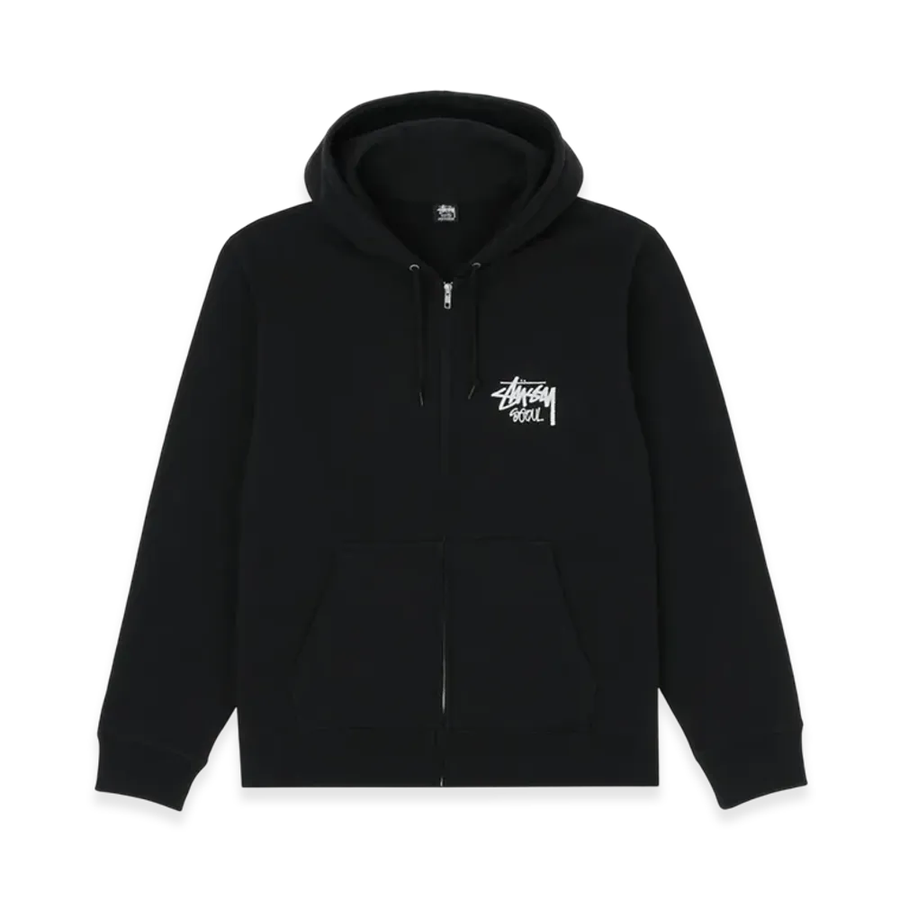 Stussy Stock Seoul Zip Hood 2021 "Black"