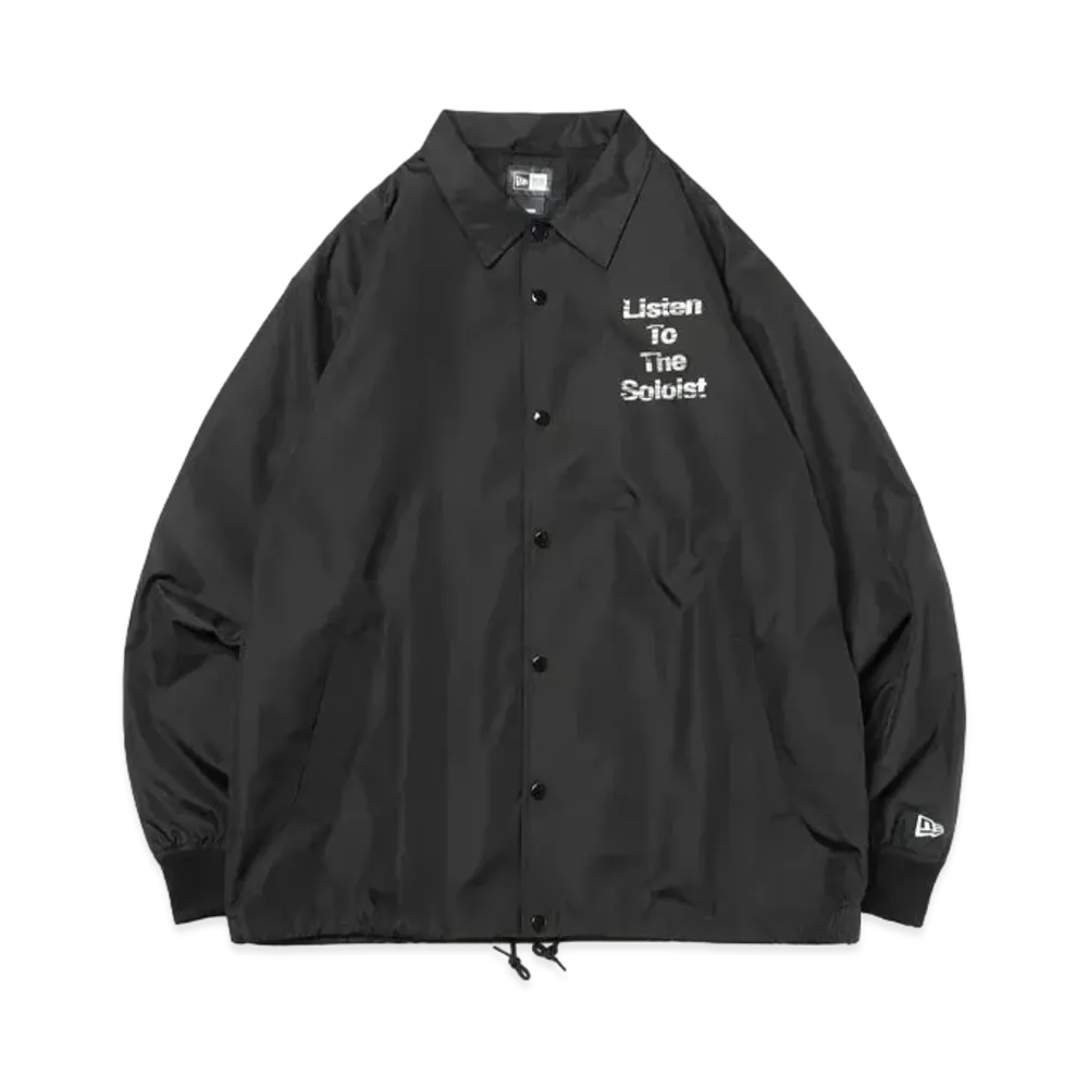 NEW ERA x TAKAHIROMIYASHITATheSoloist. Reflective Logo Coach jacket "Black"