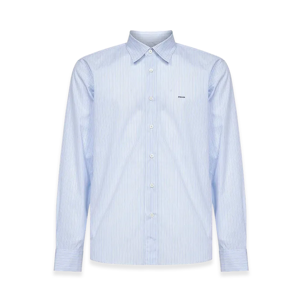 PRADA Striped Shirt "Light Blue"