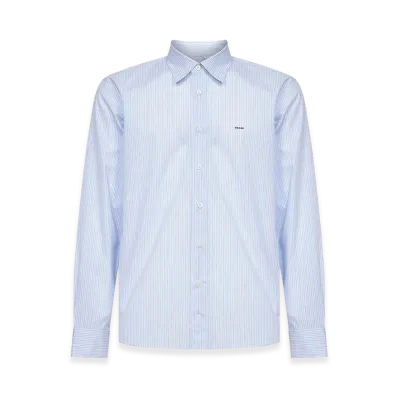 PRADA Striped Shirt "Light Blue"