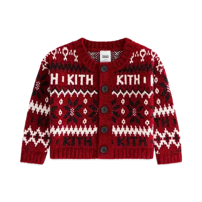 Kithmas Baby Fair Isle Chenille Cardigan "Allure"