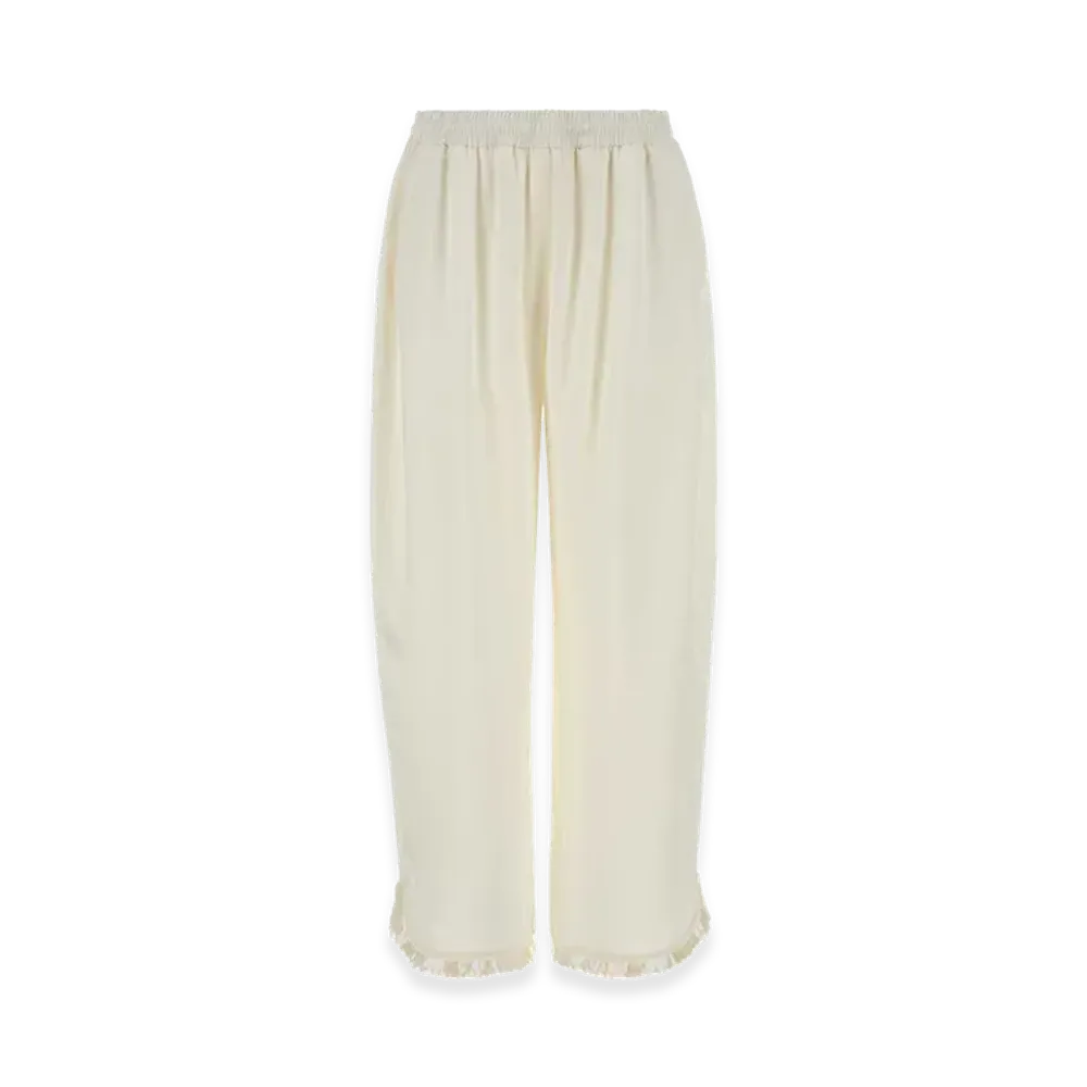 STELLA McCARTNEY Women's Satin Pyjamas Pant "White"