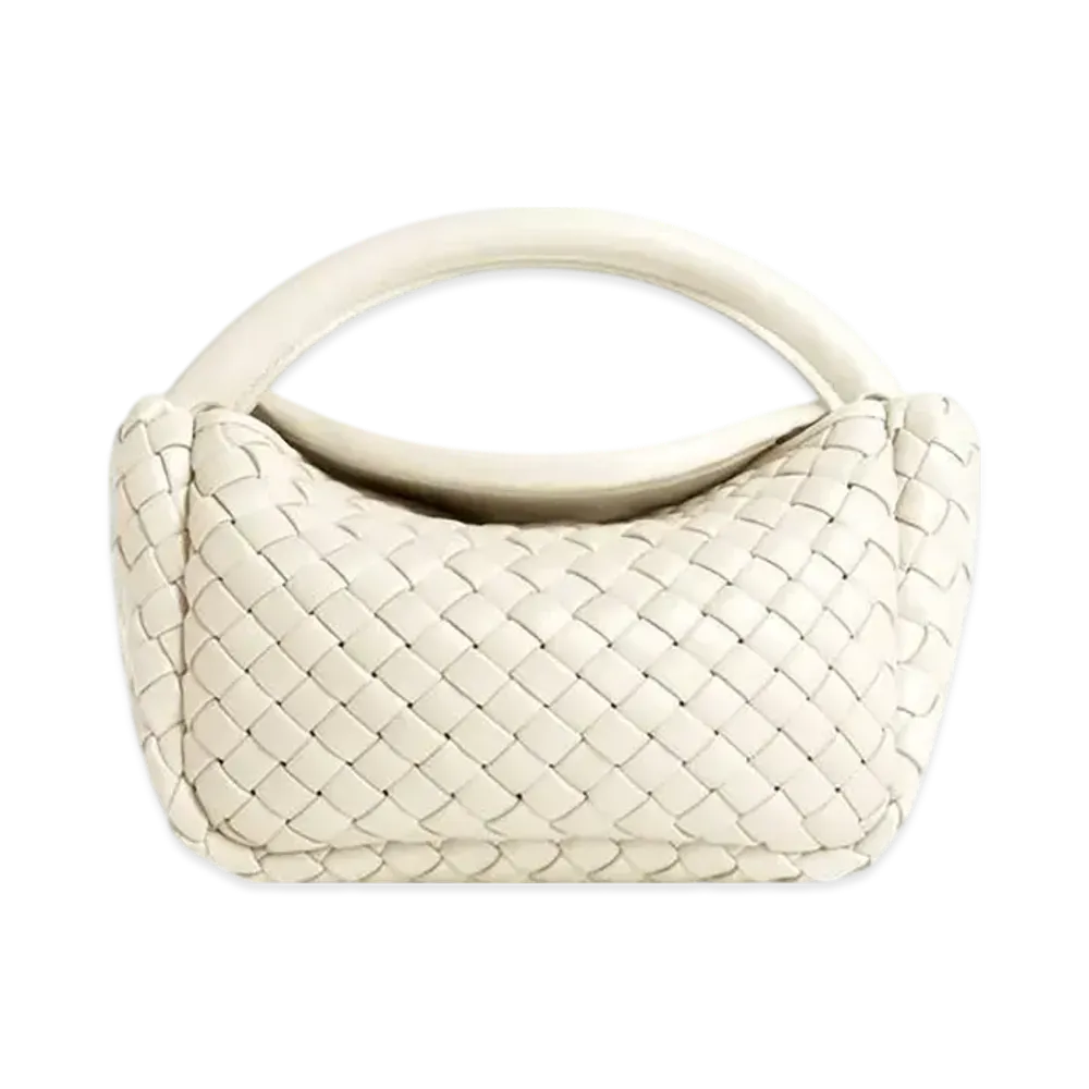 Bottega Veneta Small Cobble Top Handle "Sea Salt"