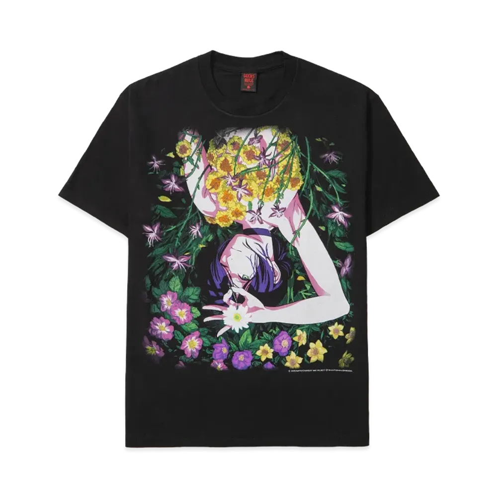 Geeks Rule x CHAINSAW MAN The Movie Reze Arc 15 Silkscreen Printing LS T Shirt vol.01 "Black"